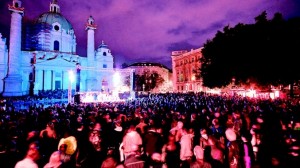 Wiedeński Tydzień Rowerowy/ Wiener RadWoche/karlsplatz