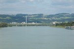 Lentia, dzisiaj Linz, i Dunaj, który stanowił północną granicę między Cesarstwem Rzymskim a Barbaricum.