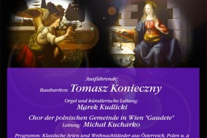 VII Internationales Adventfest am Kahlenberg – Tomasz Konieczny /światowej sławy- bass baryton/