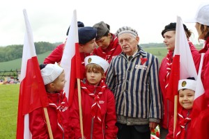 Uroczystości 69. rocznicy wyzwolenia obozów Mauthausen i Gusen.