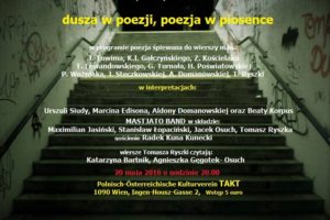 Koncert – „Dusza w poezji, poezja w piosence”.