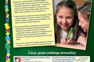 Zapisz dziecko na lekcje języka polskiego. Zapisz dziecko na lekcje języka polskiego.