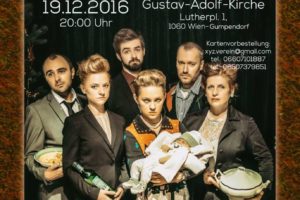 Sztuka teatralna „Cicha noc”/”Stille Nacht” 19.12.2016 w Gustav-Adlof-Kirche!