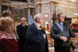 Wspólna Msza św. w intencji Króla Jana III Sobieskiego i zwycięskich wojsk sprzymierzonych. Po mszy spotkanie z Proboszczem i kustoszem Bazyliki dr János Némethem.