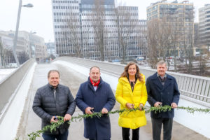 Erdberger Steg: Większy komfort dla pieszych i rowerzystów