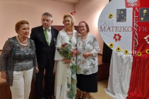 Uczczenie rocznicy Aleksandra Fredro i Jana Matejki