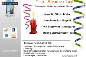 Finissage „In Memorian”.