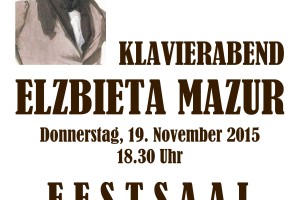 Schubertiada – koncert fortepianowy Elżbiety Mazur.