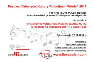 II Polonijny Konkurs Piosenki – Wiedeń 2017